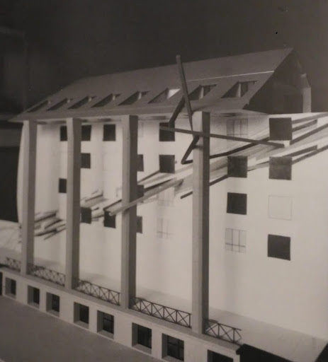 Paolo Ghilardi - study for color intervention on the facades of the "triangle" residential complex in Bergamo