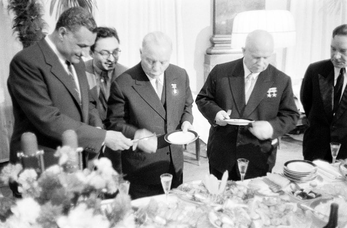 Nasser Reception For Khrushchev Given At Soviets Caya Hotel