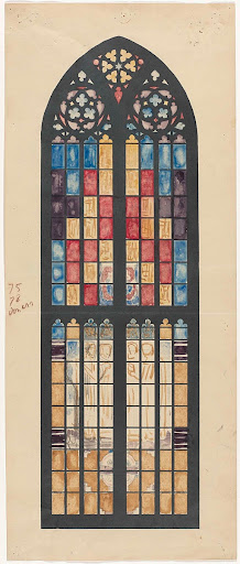Ontwerp voor raam in het Zuidertransept van de Dom te Utrecht