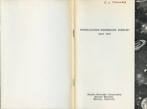 Viking Sterlization Reference Booklet. Martin Marietta May 1967 Viking Sterlization Reference Booklet. Martin Marietta May 1967