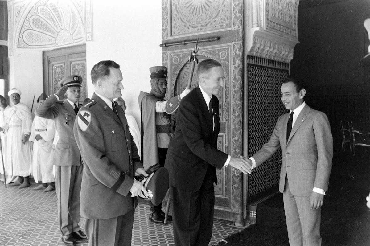 Close-Up Of King Haussan Ii Of Morocco