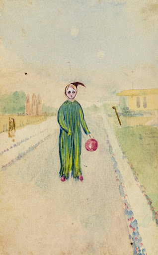 [Little clown with a ball]