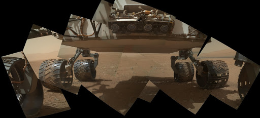 Panorama of Curiosity Belly Check