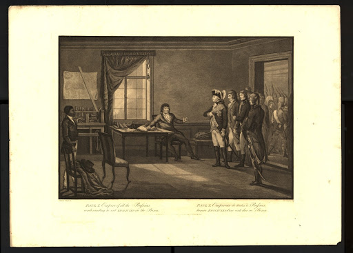 Paul I. Emperor of all the Russias, condescending to visit Kosciuszko