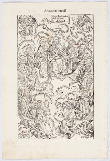 Sexta etas mundi. Page from Liber Chronicarum (The Nuremberg Chronicle) fol.CI.