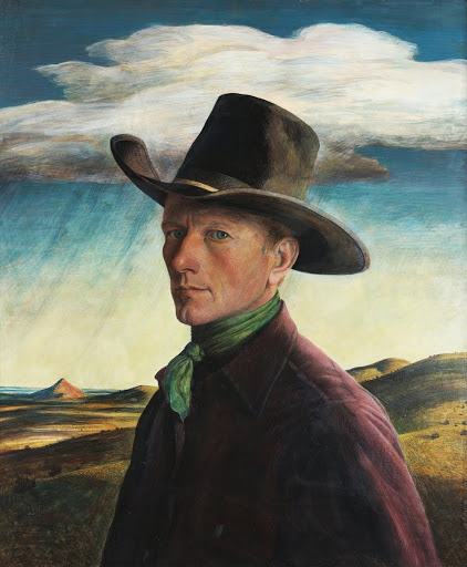 Self Portrait (Peter Hurd)