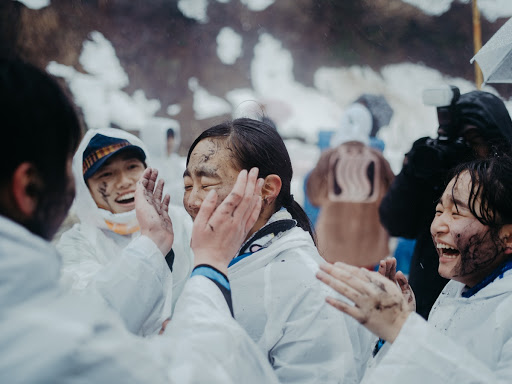 奇祭 すみ塗り むこ投げ