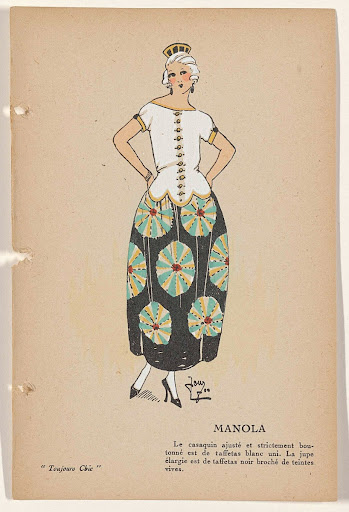 Toujours Chic Les Robes, Hiver 1921-1922: Manola