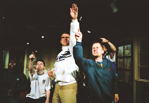 Sing Yer Heart Out for the Lads - production photograph