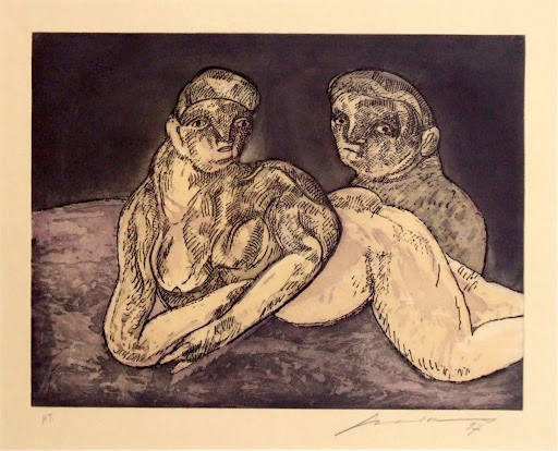 Autorretrato con la giganta