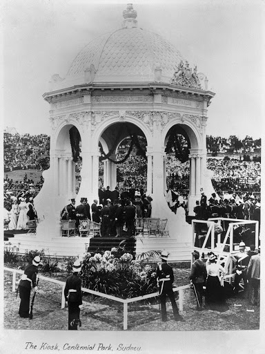 The Federation Kiosk at the Proclamation of Federation, Centennial Park