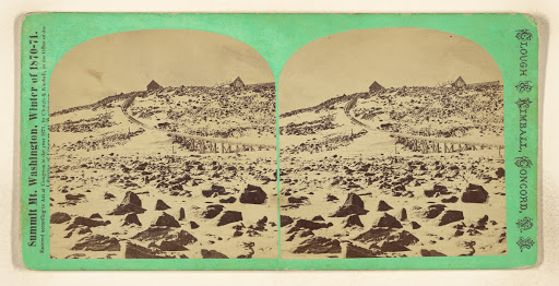 Hotels. Observatory and Railway, from Lizzie Bourne's Monument. [Mt. Washington, N.H.] (Full Front)