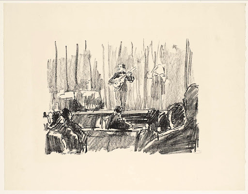 Concert met gitaarspeler