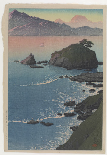 Kude Beach, Wakasa, from the series Souvenirs of Travels, First Collection