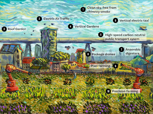 Reimagined Factories at Clichy labelled