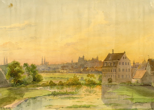 Nuremberg seen from Tullnau