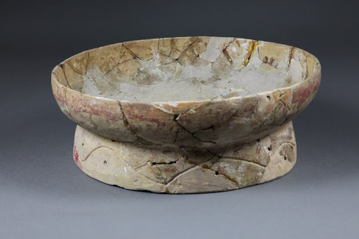 Dish with wave motif