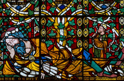 East window 'Tree of Jesse' at St Mary's