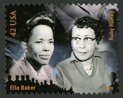 42c Ella Baker and Ruby Hurley stamp