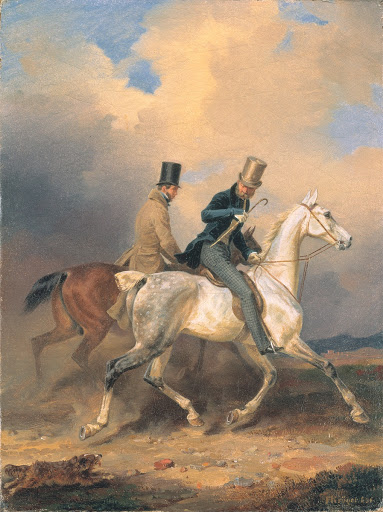 Prince Wilhelm in Company of the Artist