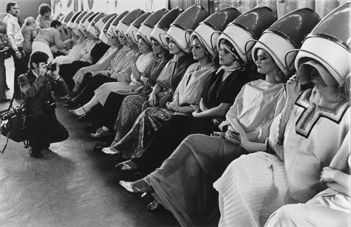 Antes do concurso de beleza. Moscou