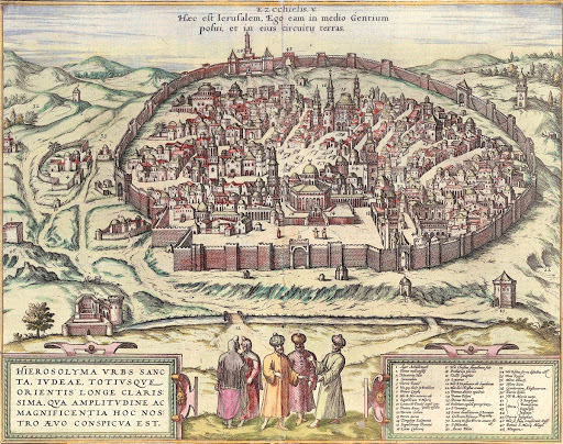 Map of Jerusalem