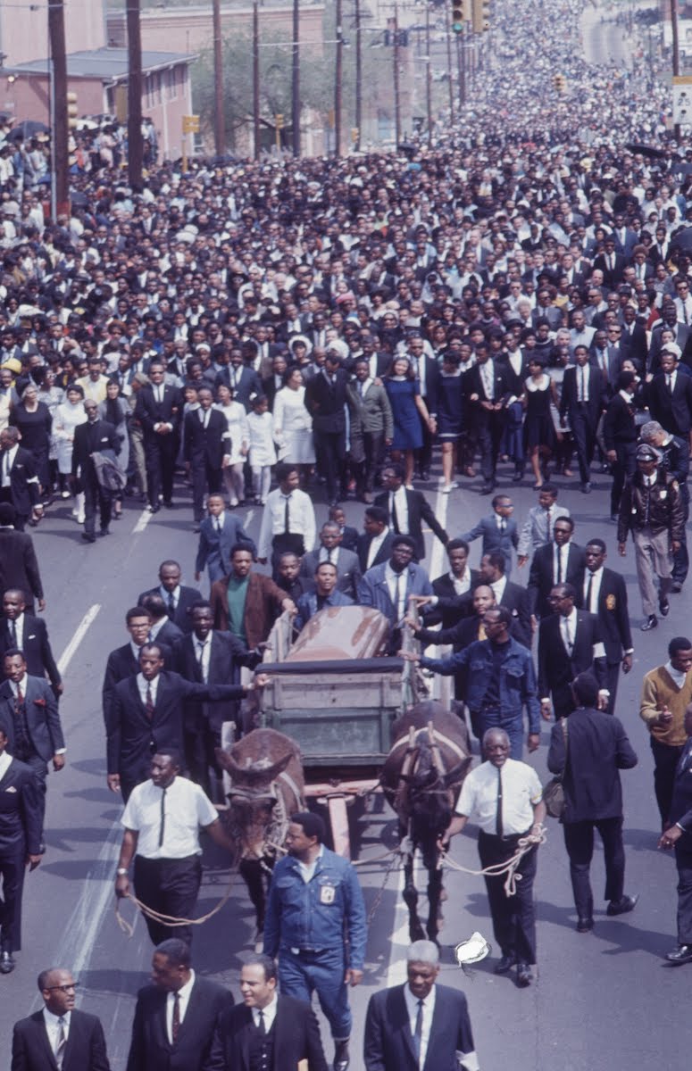 Funeral Rites Held For Rev. Martin Luther King