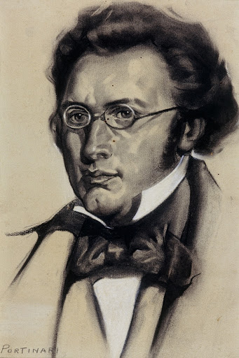 Retrato de Franz Schubert