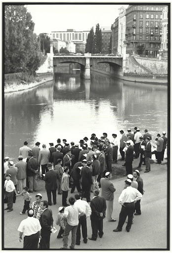 Tashlikh on the Danube Canal at Rosh Hashanah