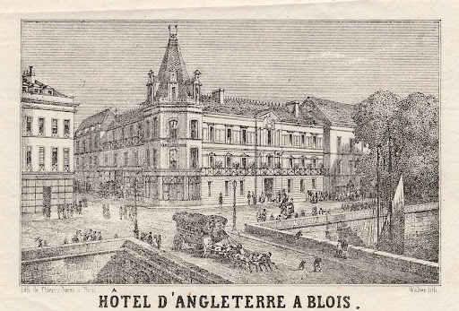 Hôtel d'Angleterre à Blois où s'arrêta le comte de Chambord en juillet 1871