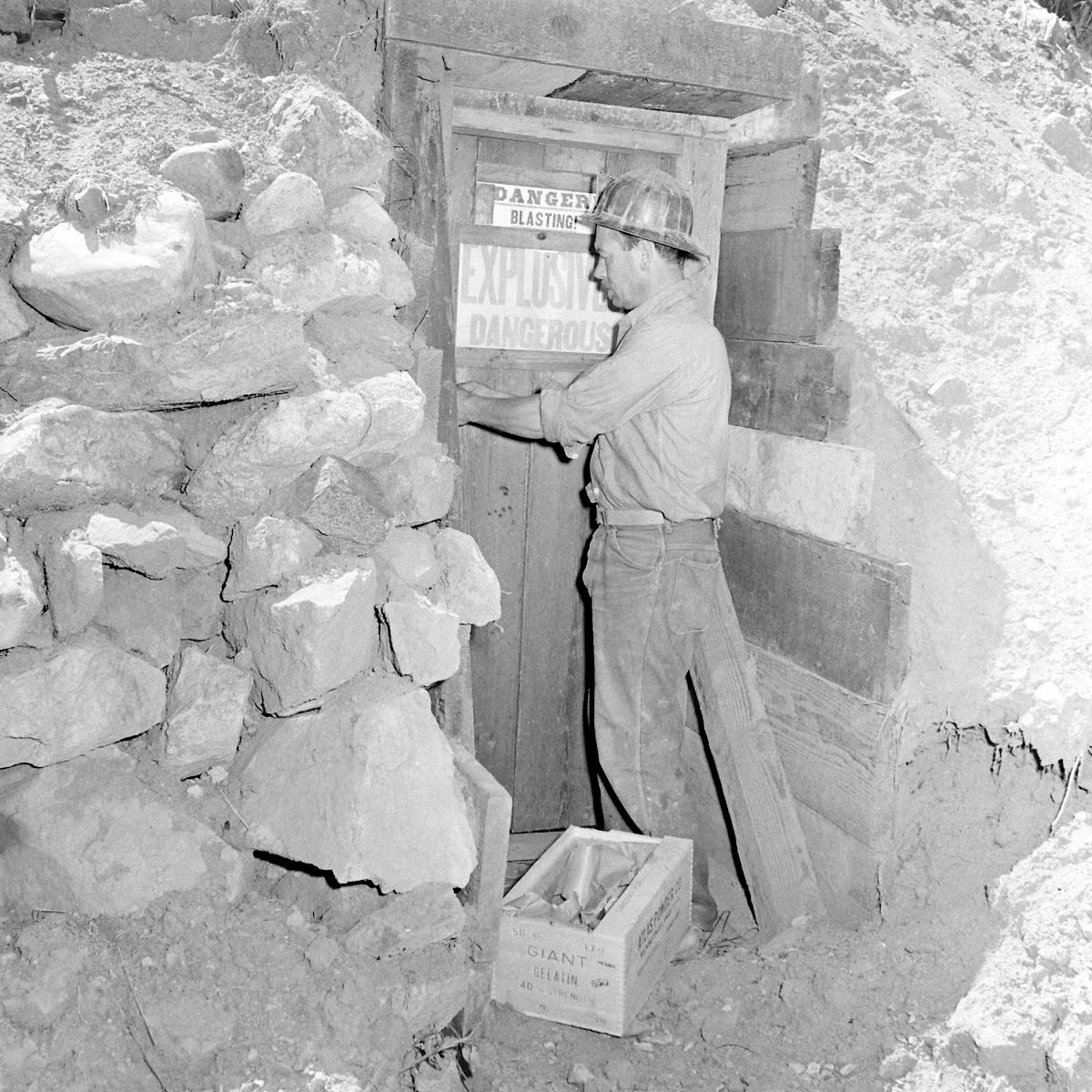 Frank Dewey, Mercury Prospector Geyserville, California