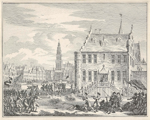 Groningen veroverd door de troepen van Rennenberg, 1580