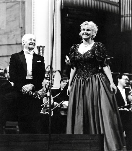Witold Lutosławski with Solveig Kringlebotn