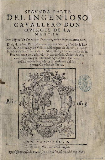 Segunda parte del ingenioso caballero don Quijote de la Mancha (Second part of The Ingenious Gentleman Don Quixote of La Mancha) (Biblioteca Nacional de España) [1]