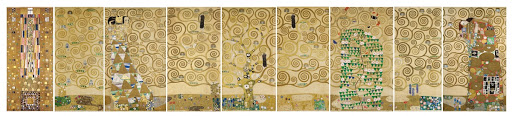Nine Working Drawings for the Execution of a Frieze for the Dining Room of Stoclet House in Brussels