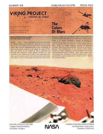 NASA Viking Project Bulletin Special Issue 12-1976 NASA Viking Project Bulletin Special Issue 12-1976