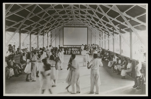 Fordlandia Dance Hall, Boa Vista, Brazil, circa 1933