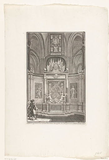 Praalgraf van Michiel de Ruyter in de Nieuwe Kerk te Amsterdam