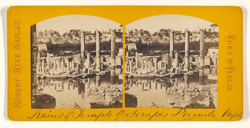 Tempio di Serapide a Pozzuoli. (Full Front)