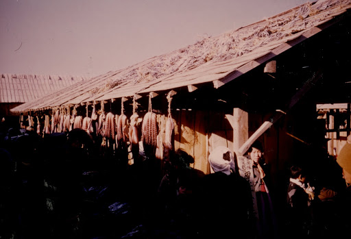 A fishmonger’s stall in Sokcho, Gangwon-do, in the 1950s