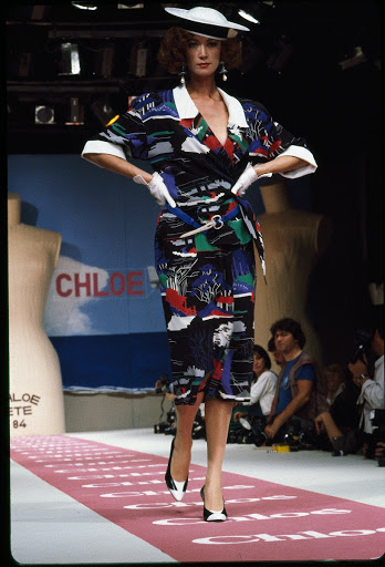 Runway Photograph of Chloé, Spring/Summer 1984 Collection