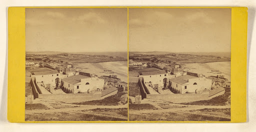 Tarragona - View from the Ramparts, shewing remains of Roman Amphitheatre. (Full Front)