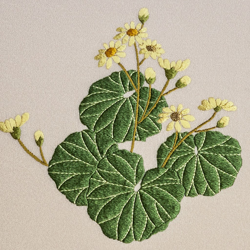 《Japanese silverleaf》, Kyoto embroidery
