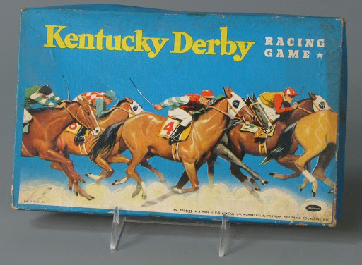 Board game:Kentucky Derby Racing Game