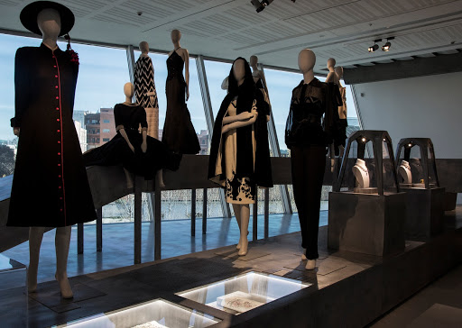 Installation view, Dresses, CINEMA section