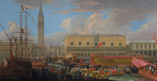 The Bucintoro Departing from the Bacino di San Marco