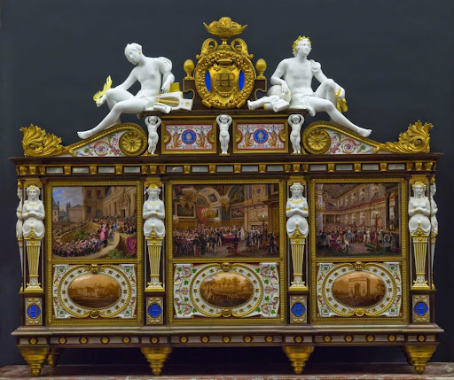 The Duke of Orléans Commemorative Wedding Cabinet, Sèvres Manufactory
