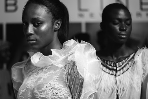 Backstage at Lagos Fashion Week 2017