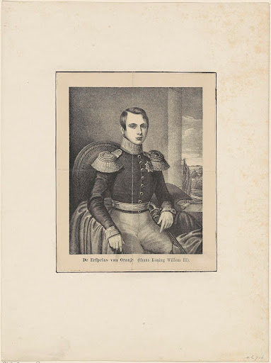 Portret van Willem III, koning der Nederlanden