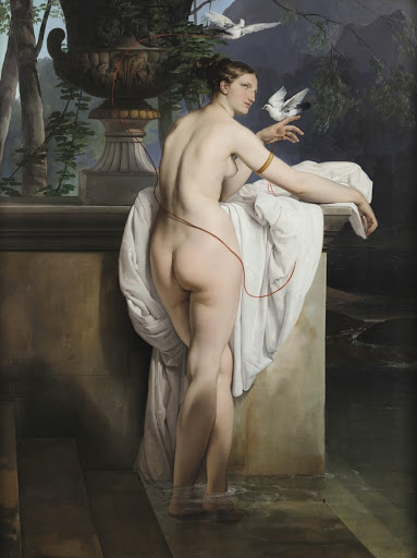 Venere che scherza con due colombe (Ritratto della ballerina Carlotta Chabert)